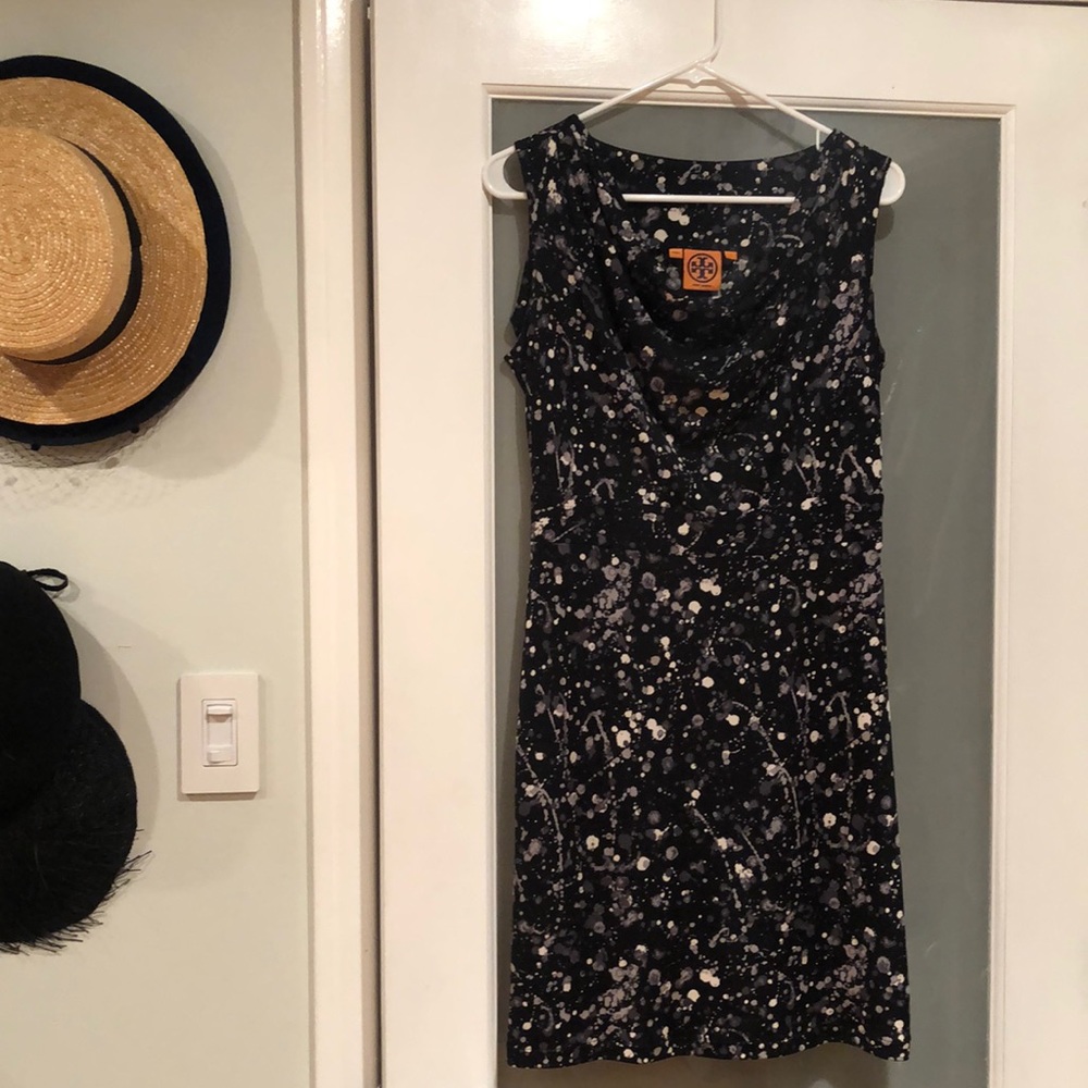 TORY BURCH - EUC Silk Paint Splatter Dress